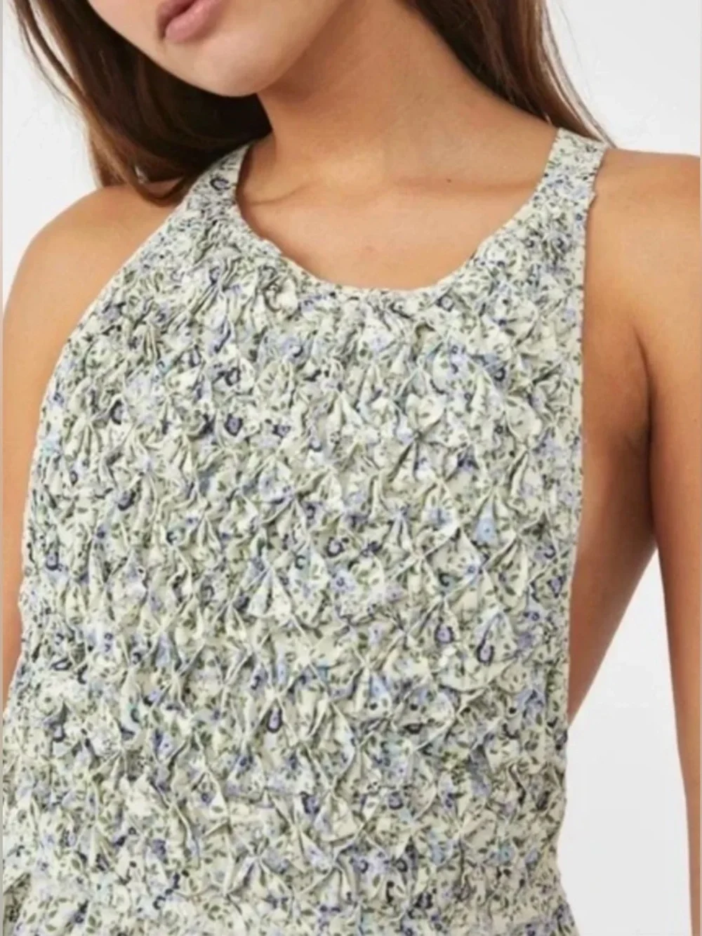 Free People Petunia Mini Dress in Tea Combo - Picture 11 of 16